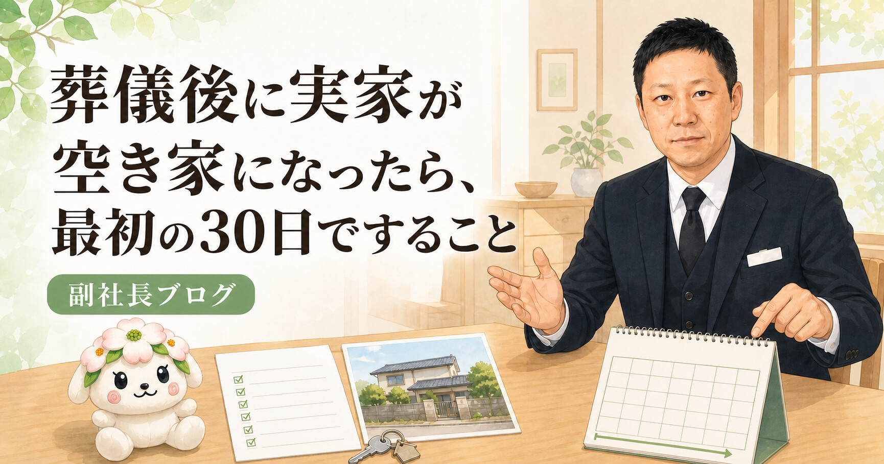 葬儀後に実家が空き家になったら、最初の30日ですること