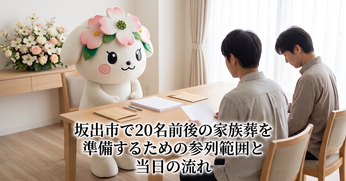坂出市で20名前後の家族葬を準備するための参列範囲と当日の流れ
