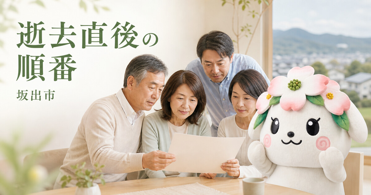 坂出市で逝去直後の順番を確認する家族と花水木の担当者
